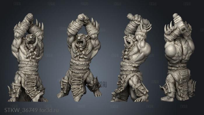 Troll varno stl model for CNC