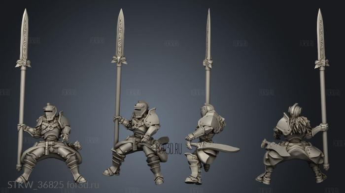 kingdom heavy cavalry knights 3d stl модель для ЧПУ