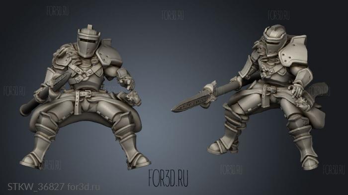 kingdom heavy cavalry knights 3d stl модель для ЧПУ