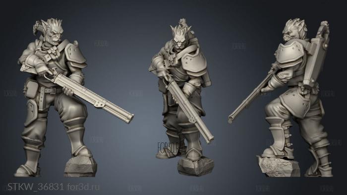 kingdom riflemen 3d stl модель для ЧПУ