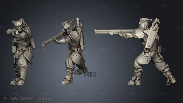 kingdom riflemen 3d stl модель для ЧПУ