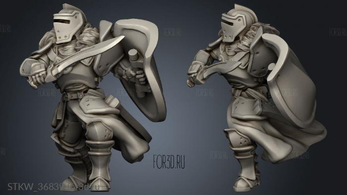 kingdom shield guard 3d stl модель для ЧПУ