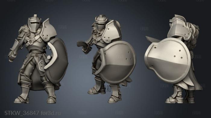 kingdom shield guard 3d stl модель для ЧПУ