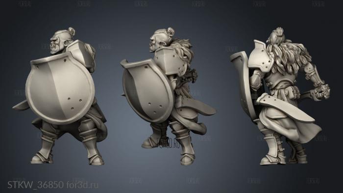 kingdom shield guard 3d stl модель для ЧПУ