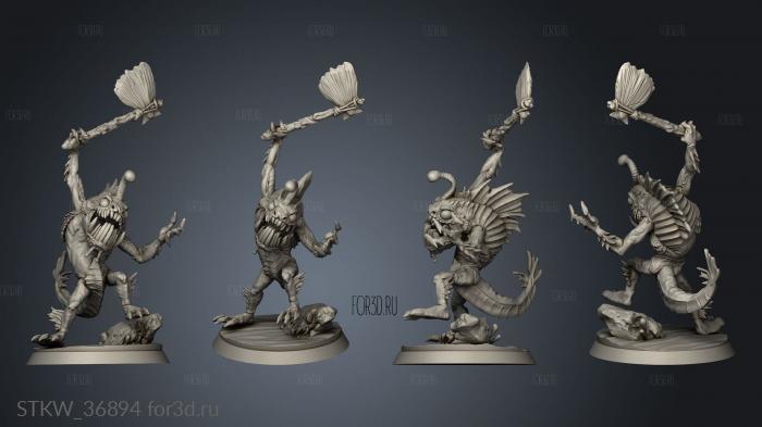 Warriors Wuh Wuhg Warrior stl model for CNC