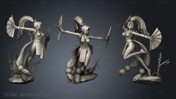 King Of Fighter Mai Shiranui 3d stl модель для ЧПУ