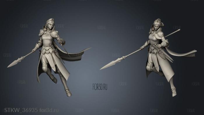 Knight Princess and Misaki The Dragon Girl 3d stl модель для ЧПУ