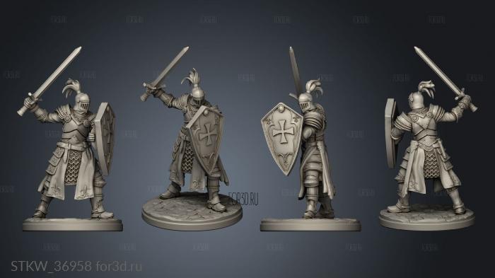 Knights Sword 3d stl модель для ЧПУ