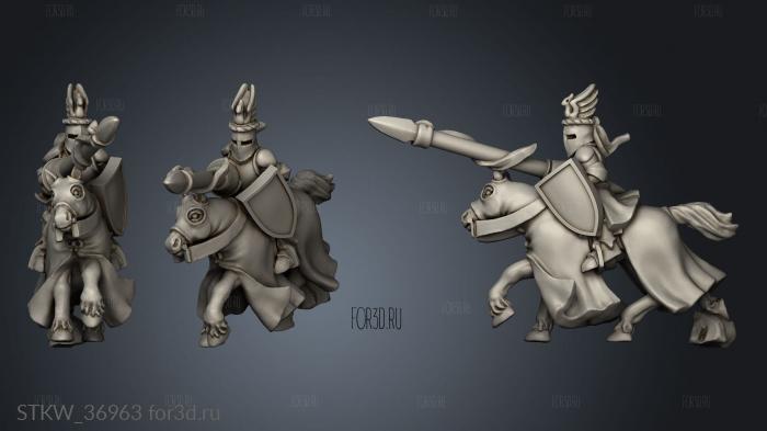 knight blank knight 3d stl модель для ЧПУ