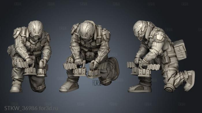 Knopp Shock Team 3d stl модель для ЧПУ