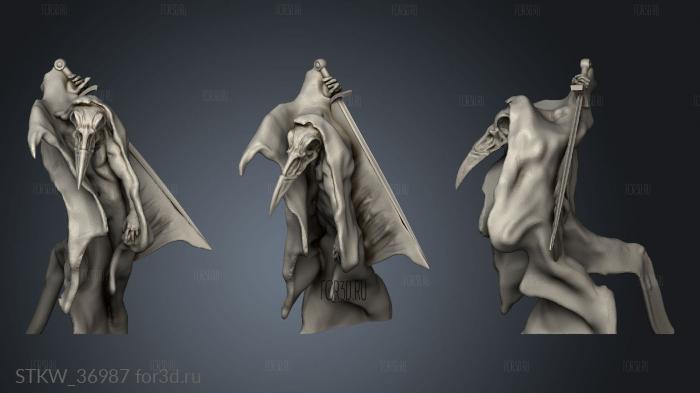 knucklebones bog wraith 3d stl модель для ЧПУ