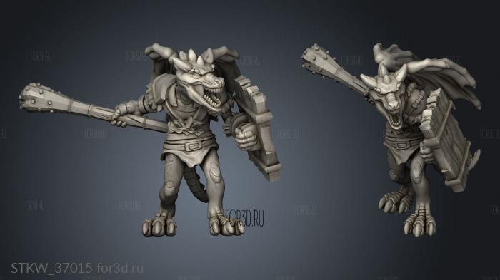 Kobold Winged Warrior winged warrior 3d stl модель для ЧПУ