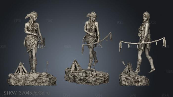 Kora Tribal Warrior 3d stl модель для ЧПУ