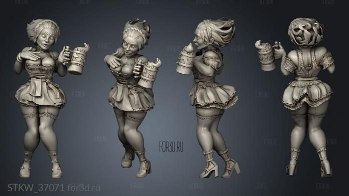 Kraken Fantasy BARTENDER 3d stl модель для ЧПУ