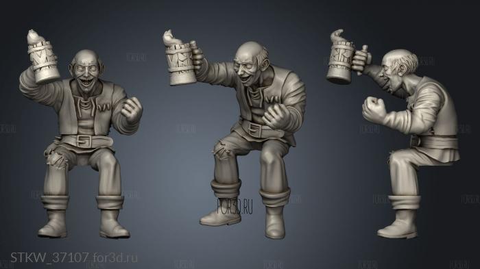 Kraken Fantasy SEAT 3d stl модель для ЧПУ