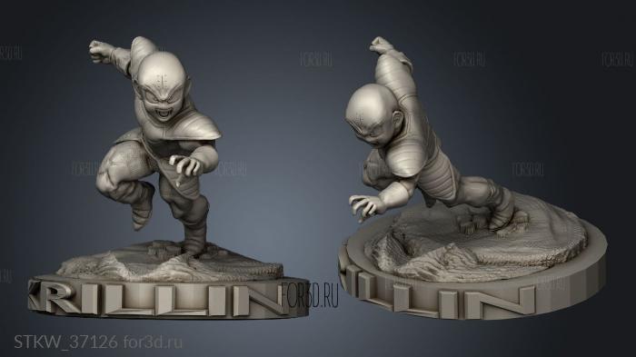 Krillin Namek brazo stl model for CNC