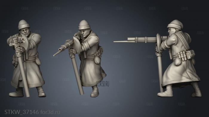 Winter Guard Rifleman stl model for CNC