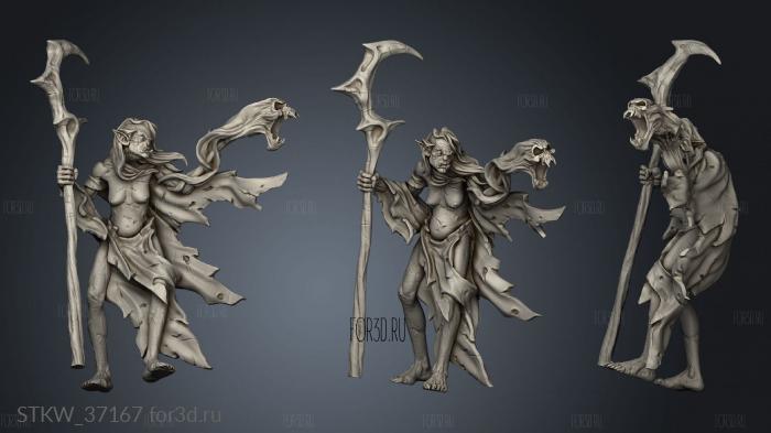 Orc Female Shaman 3d stl модель для ЧПУ