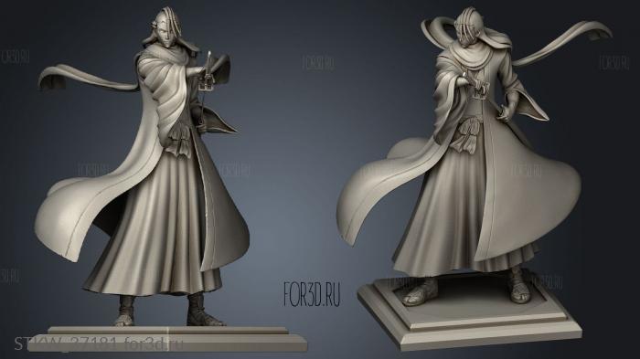 Kuchiki Byakuya stl model for CNC