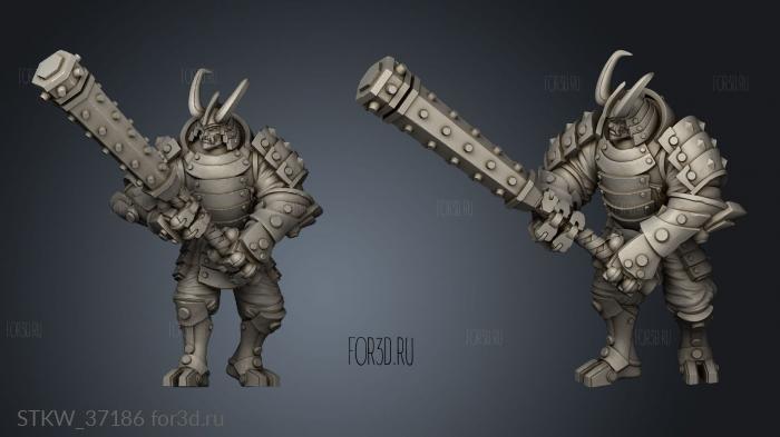 Warforged Kanabo 3d stl модель для ЧПУ