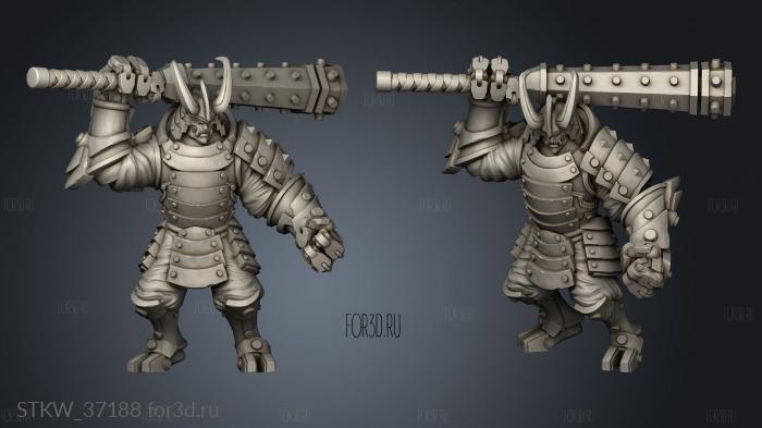 Warforged Kanabo 3d stl модель для ЧПУ