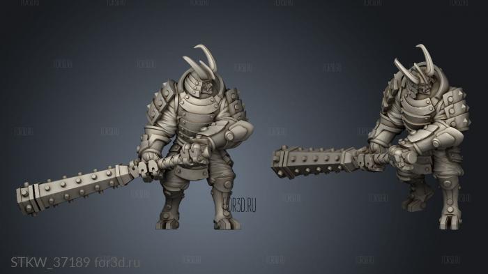 Warforged Kanabo 3d stl модель для ЧПУ