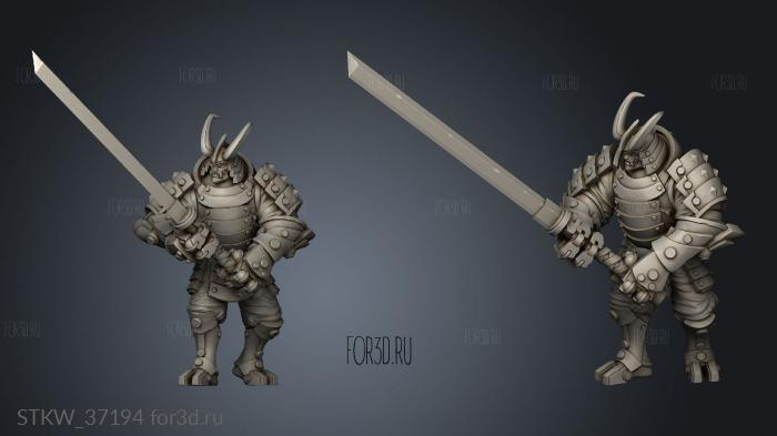 Warforged dachi 3d stl модель для ЧПУ