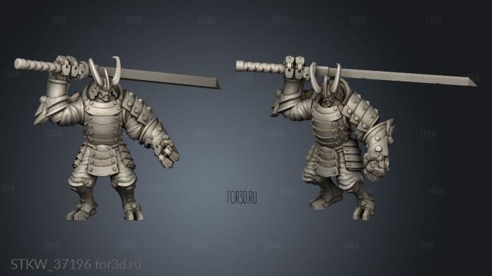 Warforged dachi 3d stl модель для ЧПУ