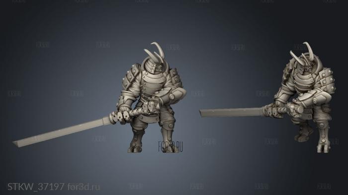 Warforged dachi 3d stl модель для ЧПУ