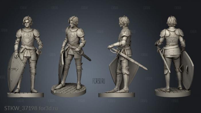 Kuton Aristocrat Soldier Sir Wulfstan figure 3d stl модель для ЧПУ