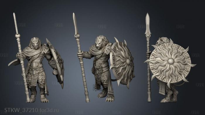 Lionman Warpriest stl model for CNC