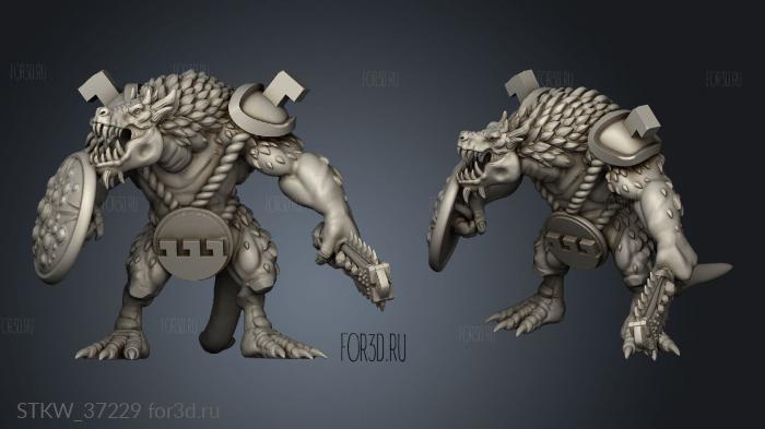 Tribesmen Elite Warrior 3d stl модель для ЧПУ