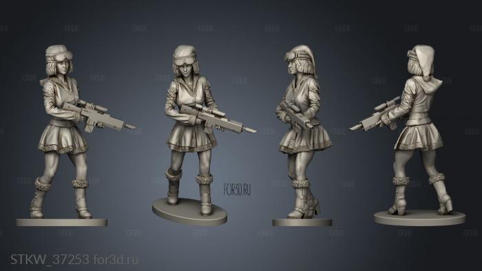 Lady Santa Christmas Kyle 3d stl модель для ЧПУ