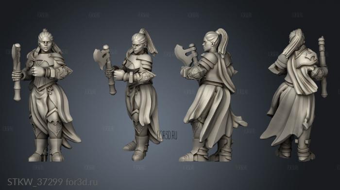 land WARRIOR THE LADY 3d stl модель для ЧПУ