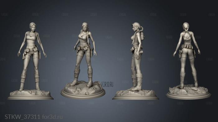 Lara Croft Classic 3d stl модель для ЧПУ