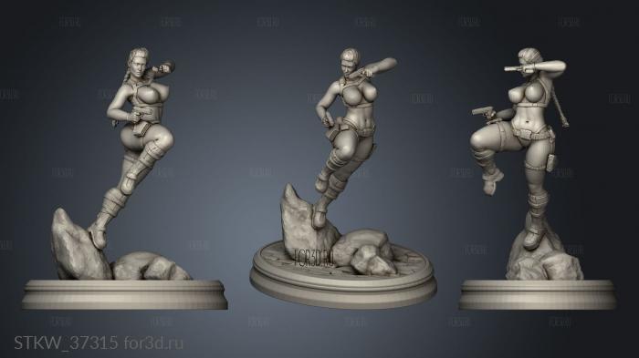 Lara Croft Sexy nsfw 3d stl модель для ЧПУ