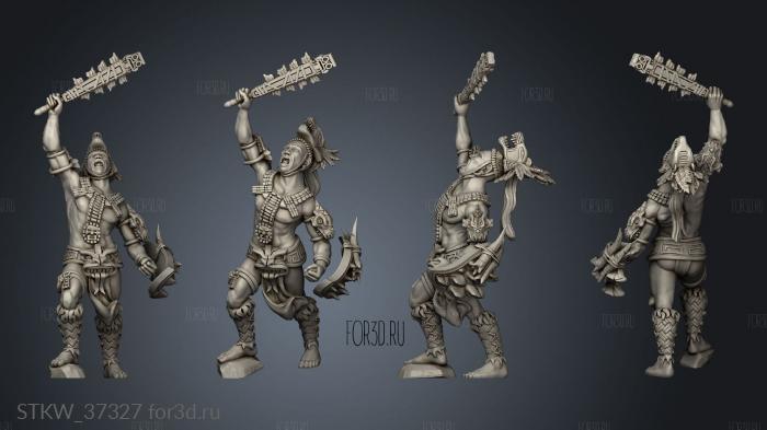 Atanas Warriors Officer stl model for CNC