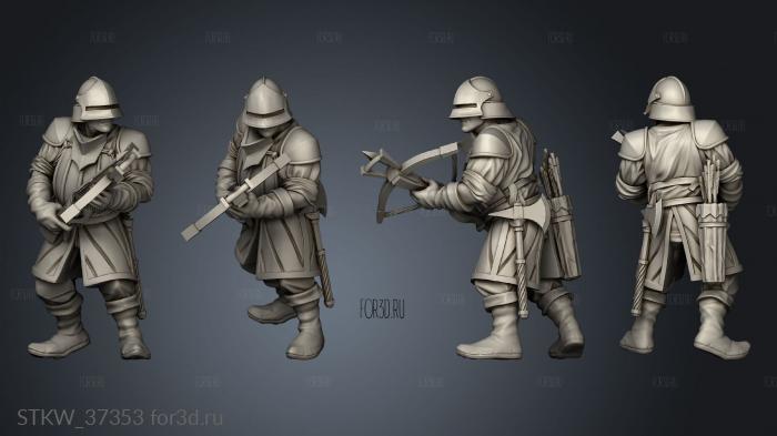 Wolf Warband Crossbowmen 3d stl модель для ЧПУ