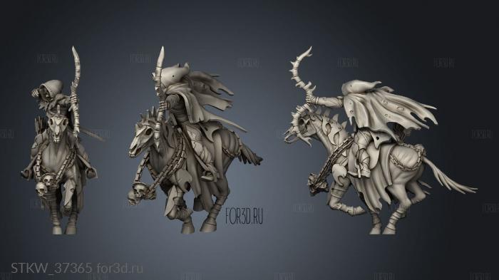 Undead Dominion Run the Hellshot horse 3d stl модель для ЧПУ