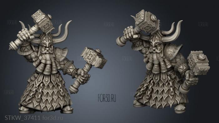 Legendary Lance Chaos Dwarf stl model for CNC