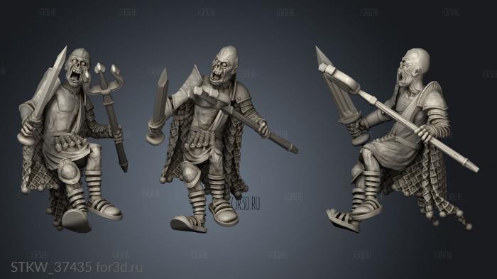 GLADIATOR TRIARII GLADIUS stl model for CNC