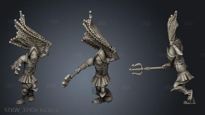 GLADIATOR TRIARI NET stl model for CNC