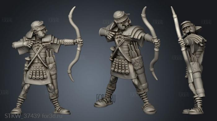 LEGIONNAIRE ARCHER stl model for CNC