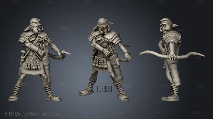 LEGIONNAIRE ARCHER stl model for CNC