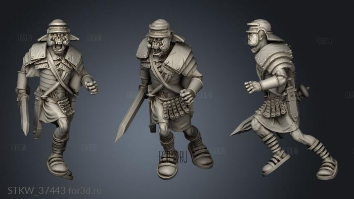 LEGIONNAIRE CHARGING 3d stl модель для ЧПУ