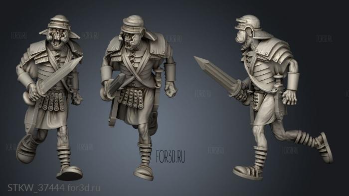 LEGIONNAIRE CHARGING 3d stl модель для ЧПУ