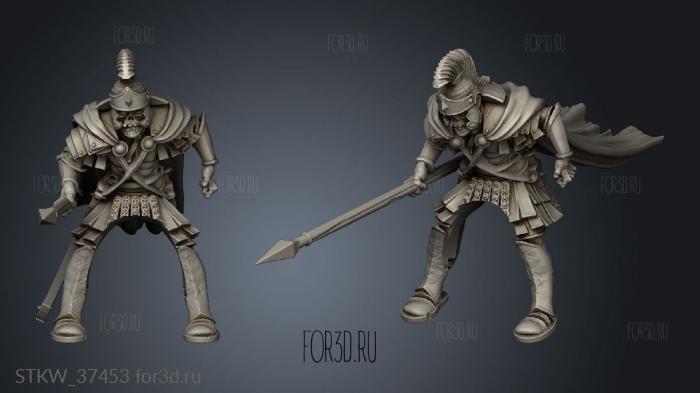 PRAETORIAN ON HORSE stl model for CNC
