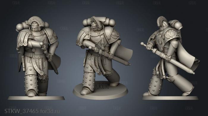 Omega Marines Captain 3d stl модель для ЧПУ