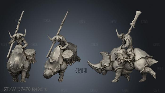 Legion Fire mounted on beast 3d stl модель для ЧПУ