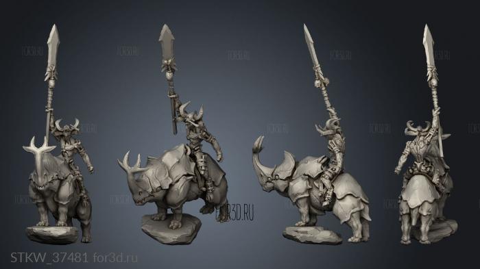 Legion Fire mounted on beast 3d stl модель для ЧПУ